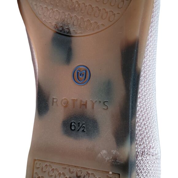 Rothy\'s Flats Round Toe Ballet Flat Shoes Casual Comfort Blush Pink Women\'s 6.5